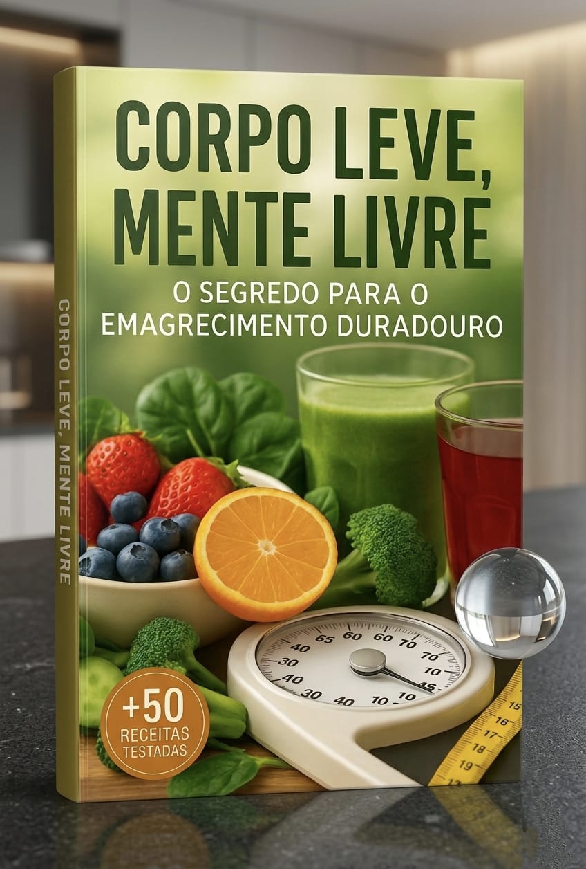 E-book Corpo Leve Mente Livre — guia de emagrecimento saudável com receitas e jejum intermitente